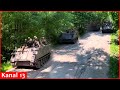 Ukrainian fighters going to front line on US-supplied М113 armored personnel carriers