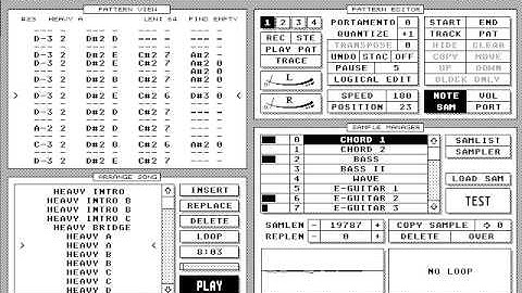 Digit Tracker - Demo Song: Quartex - Atari ST STE TT Falcon