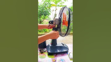 Cách lắp tuốc năng điện cho quạt #tienich #diy #quatdien