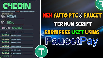 Nuyul New Auto Ptc & Faucet Claim Via Termux 2025 || Earn Unlimited Usdt Coin Via Termux 