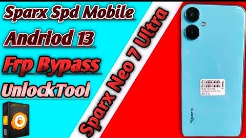 Sparx Neo 7 Ultra CPD SPD Frp Bypass | With Unlocktool latest 2023