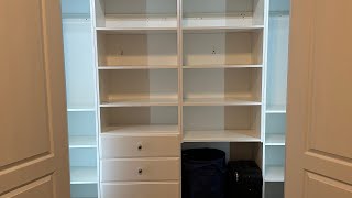 Reach in Closet Upgrade | Home Depot | Closet Evolution