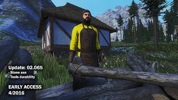 Medieval Engineers - Update 02.065 - Tools durability, Stone Axe