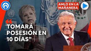 AMLO anuncia que Alicia Bárcena será la nueva titular de la SRE en sustitución de Marcelo Ebrard