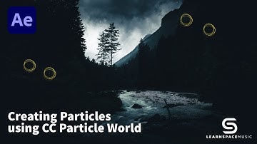 Creating Particles with No Third Party Plugins (Only CC Particle World) | After Effects Tutorial