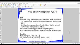 Famous Logika&Algoritma - Array - Pertemuan 9 Profile