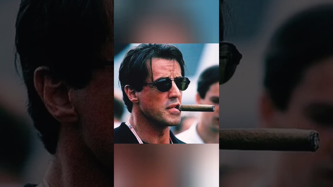 SYLVESTER STALLONE CIGAR SMOKING 🔥