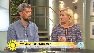 Mitt i livet fick piloten Mikael alzheimer: "Det var som en käftsmäll" - Nyhetsmorgon (TV4)