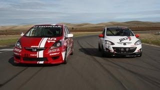 The 25 Hours of Thunderhill in the Bspec Mazda 2 and Honda Fit  CAR and DRIVER