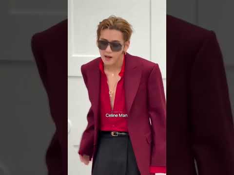 omg bts v new look for Celine his looking so handsome and hot 🥵🔥🔥🔥🔥 killin it boy