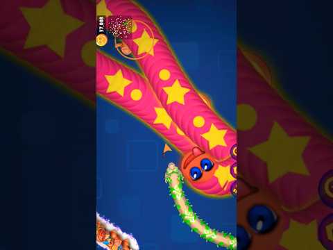 wormszone.io #new #4233  #shorts# ytshorts #shortsfeed #progameplay  #nice 😄😜😡game saap wala