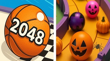 Ball Run 2048  VS Bump Pop - MAX ALL LEVEL Speedrun Android/iOS Gameplay