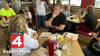 Help Me Hank meets with residents at Anchor Bay Pit Stop Diner in New Baltimore