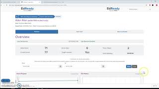 EdReady Student Detail report