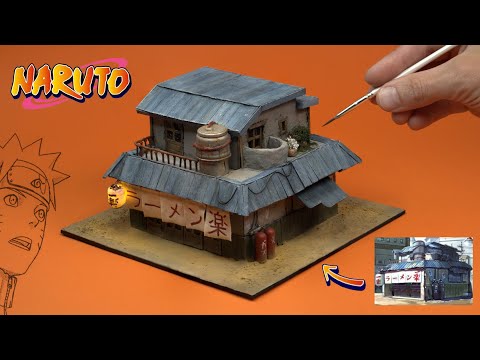 Naruto | Ramen shop diorama DIY