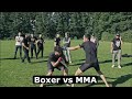 When mma guy underestimates boxer