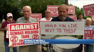 Memphis Drive residents in Chattanooga to protest against sewage tank