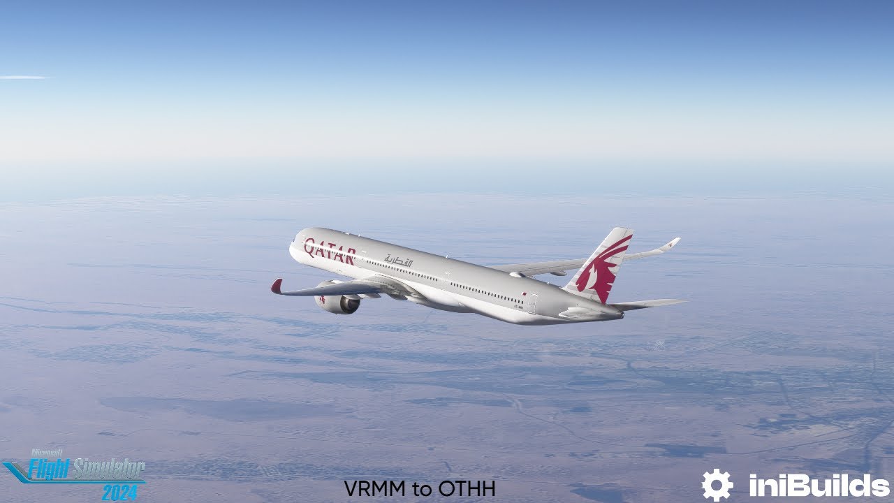 Stunning Landing at Doha | A350-1000 | MSFS2024