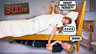 SNEAKING Into My GIRLFRIENDS Room At 3 A.M. **I GOT CAUGHT** | Lev Cameron