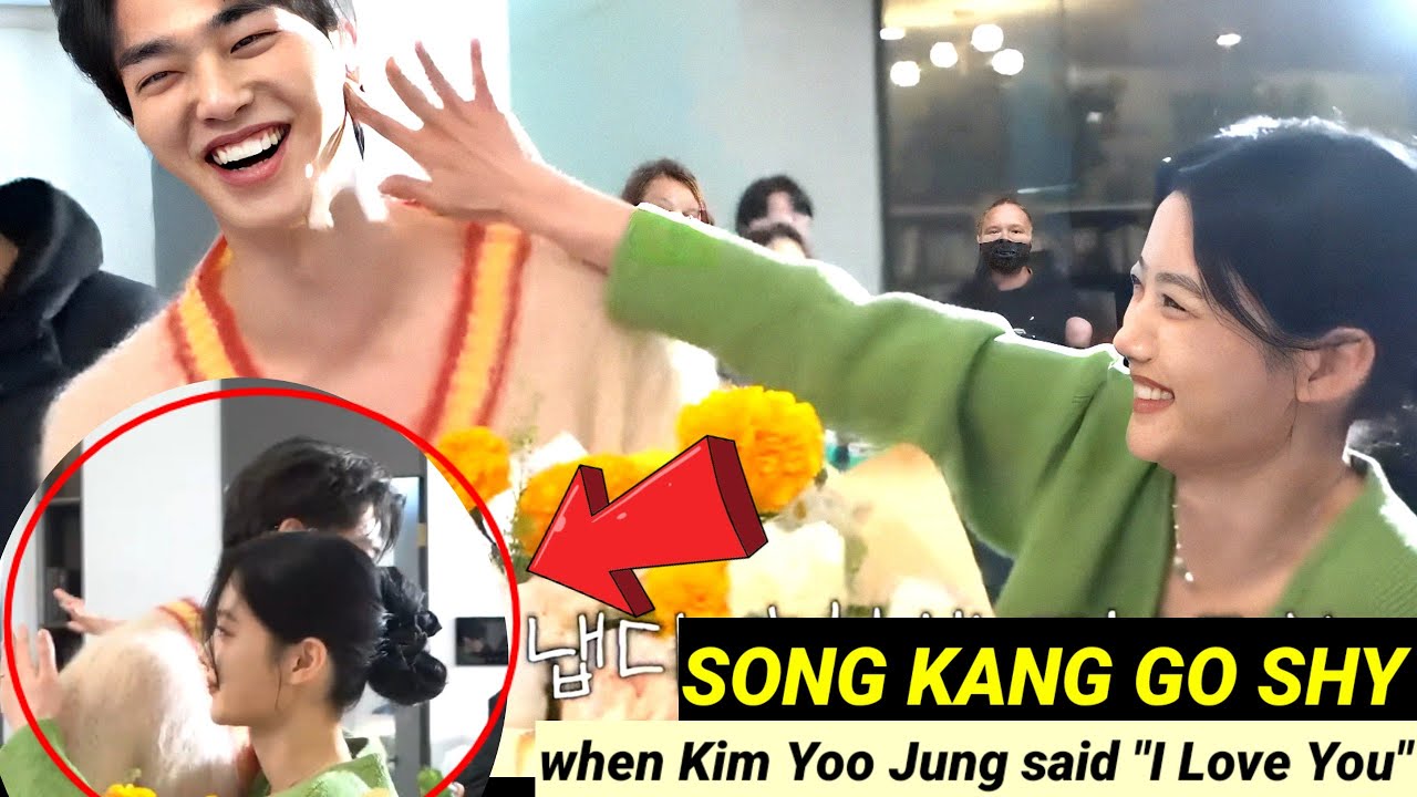 Song Kang GO SHY when Kim Yoo Jung said I LOVE YOU l Behind the Scene l My Demon