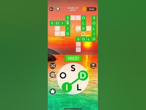 Wordscapes Level 27 - YouTube