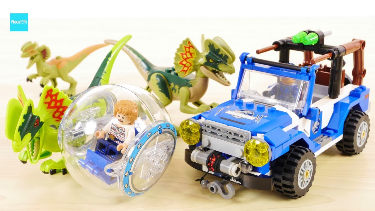 Lego Jurassic World Dilophosaurus Ambush Speed Build Review Youtube