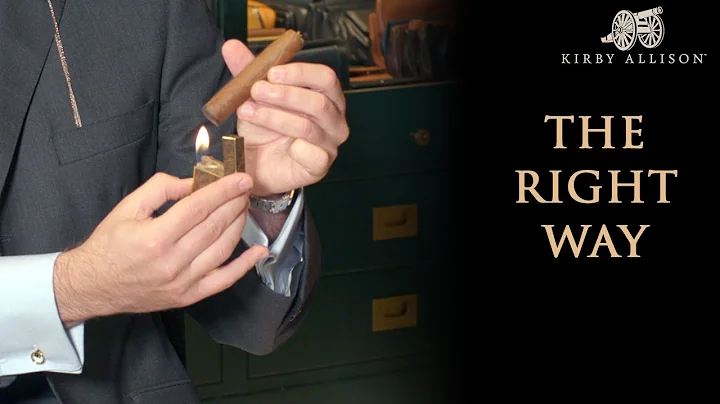 How To Properly Light A Cigar | With Davidoff of L...