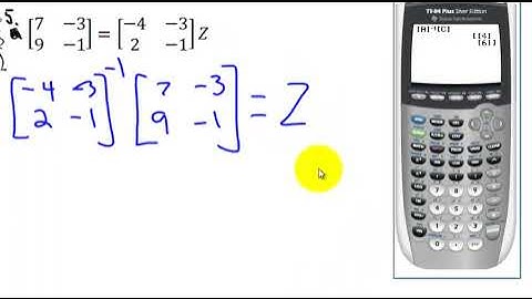 Traditional Algebra 2 – 12.3 Inverse Matrices (part 2 - Classic Mode)