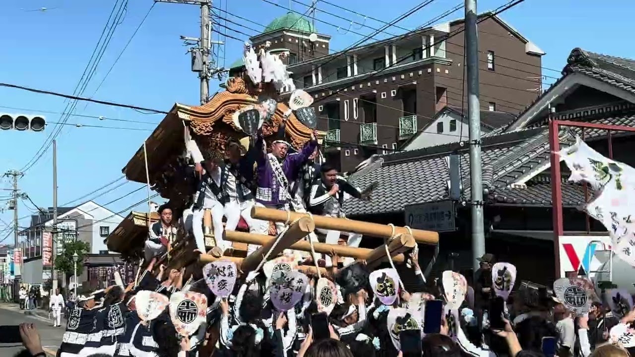 令和6年 平町だんじり 美具久留御魂神社宮入