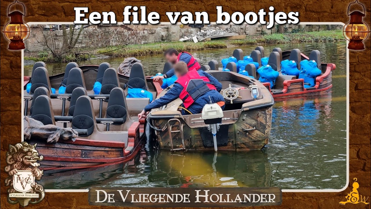 [#Efteling] De Vliegende Hollander - File van bootjes