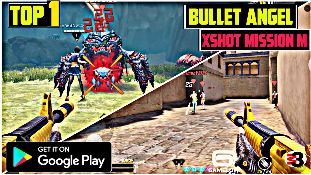 Bullet Angel: Xshot Mission M: Gameplay  Download link 👇Poco x3 pro  pixel experience plus Rom