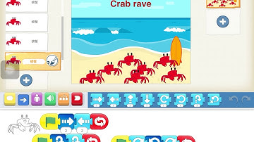 Crab rave in ScratchJr