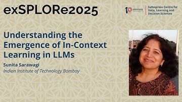 Understanding the Emergence of In-Context Learning in LLMs - Sunita Sarawagi, IIT Bombay