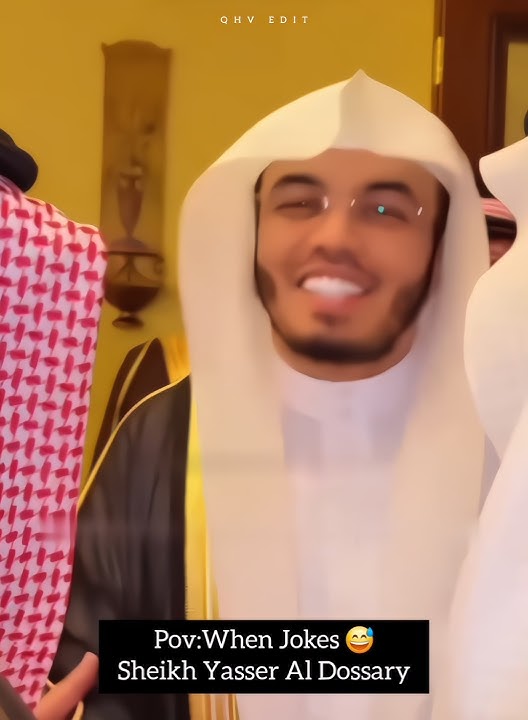 Sheikh Yasser Al Dossary When Jokes #sheikhyasseraldosari #aldossary #sura #quran #kabaimam #imam
