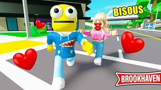 ODA SAUVE LA SAINT VALENTIN POUR UN BISOUS DE ODETTE ! BROOKHAVEN ROBLOX