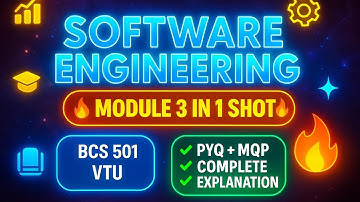 BCS501| MODULE-3 | software engineering| very important questions| fix questions|MQP|PYQ|vtu 5th sem