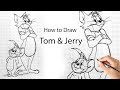 Tom &amp; Jerry Drawing (part 02), Cartoon Drawings