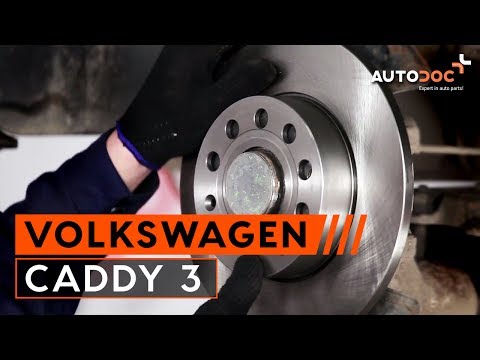 Как да сменим Задни спирачни дискове, спирачни накладки на VW CADDY 3 [Инструкция]