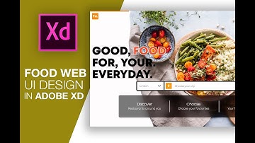 Very Easy Website UI Design Adobe XD - Speed Art Tutorial