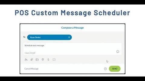 POS Custom Message Scheduler #Odoo Apps | POS Screen Message Timer #pos #screen #MessageScheduler