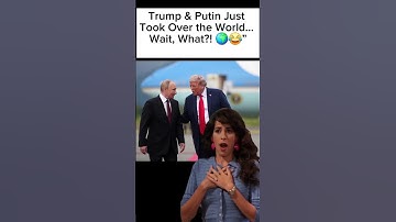 Trump & Putin Just Took Over the World… Wait, What?! 🌍😂” #viral #Trump #putin #news #funny #ai