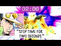 Part 6 star platinum the world in real seconds  time stops from the 1st batch of stone ocean