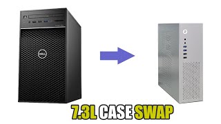 Dell Precision T3630 to 7.3 Liters HTPC Case swap