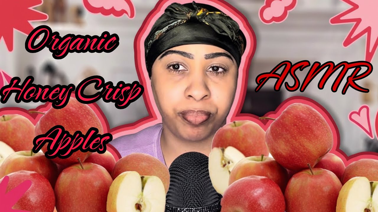 ASMR Crispy Honeycrisp Apples 🍎 Super Satisfying Cutting & Crunch Sounds