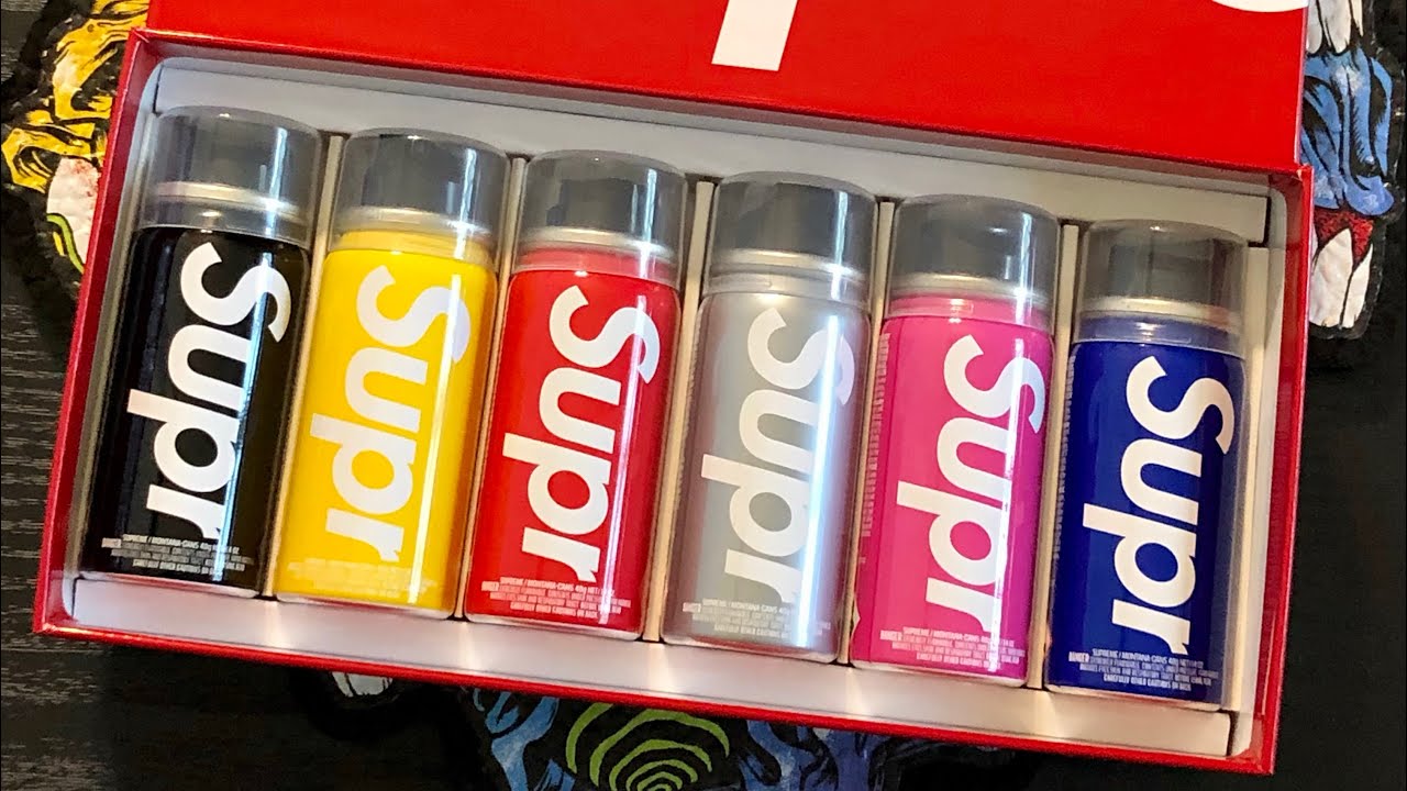 Supreme Week 16 - Montana Cans unboxing