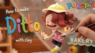 “Making a Ditto from Pokémon with clay”