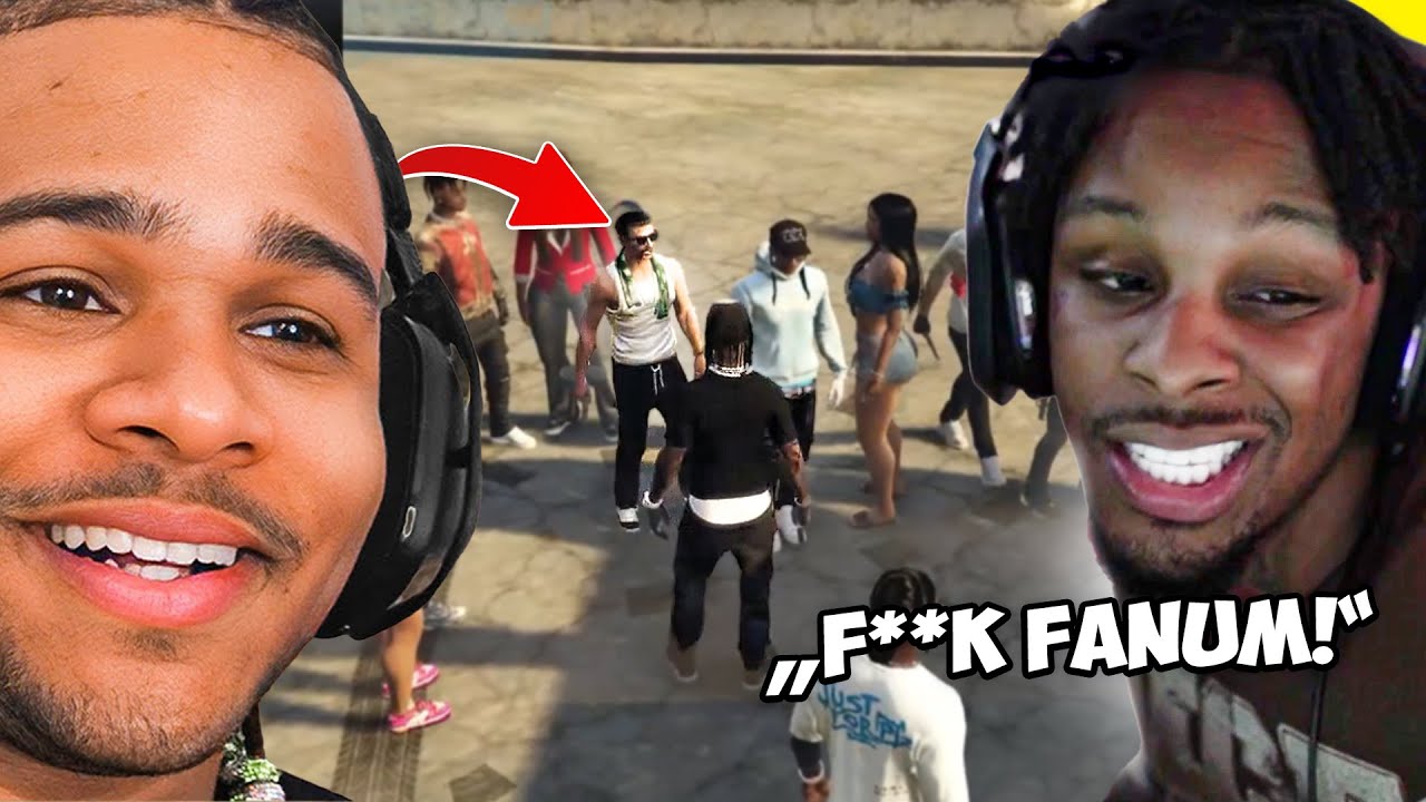 Toosii Disses FANUM on M40 TURF! | District 10 GTA RP - YouTube