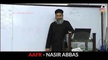 Lecture 08 - CFAP 01 AAFR - IAS 36 Impairment By Sir Nasir Abbas PAC Winter 2023 attempt