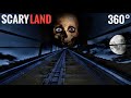 Scary 360 rollercoaster scaryland vr pov horror dark ride 360    