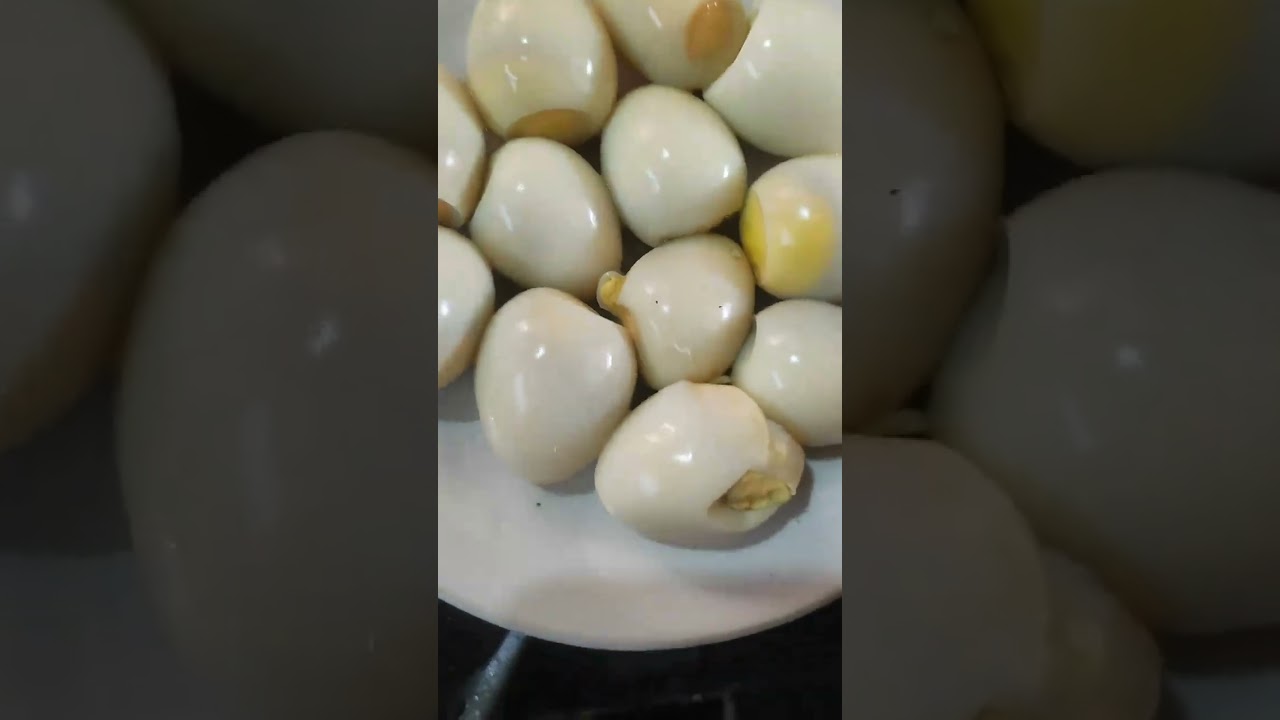 Common quail( Kaadai) Egg fry✨   